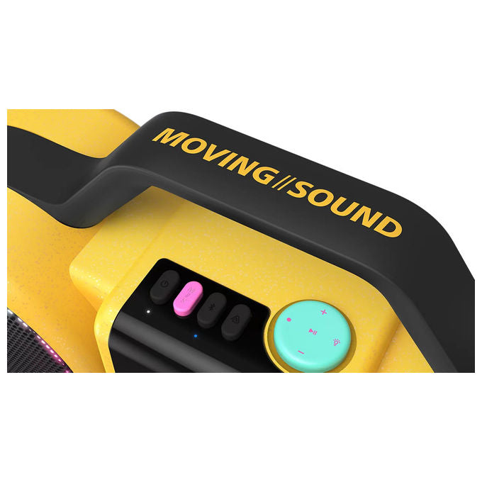 Philips TAMS60 The Roller Boombox Altoparlante Bluetooth 120 W max IP67 24 ore batteria colore Giallo