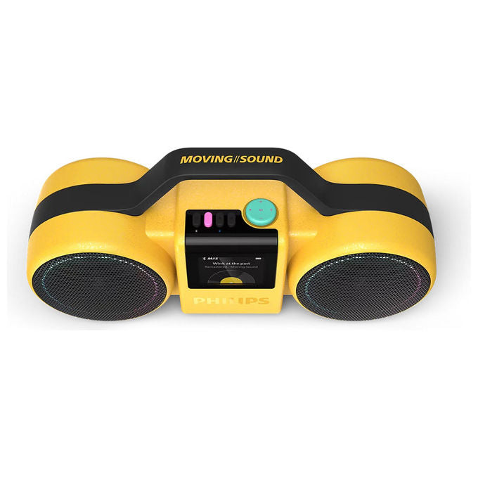 Philips TAMS60 The Roller Boombox Altoparlante Bluetooth 120 W max IP67 24 ore batteria colore Giallo