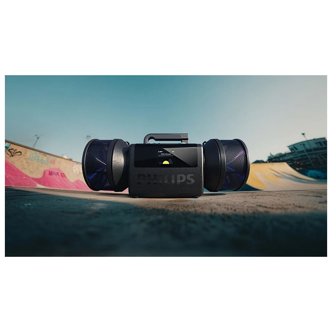 Philips TAMS80B-00 The Tube Altoparlante portatile stereo 140 W RMS Bluetooth 6.0 IP67 colore Nero