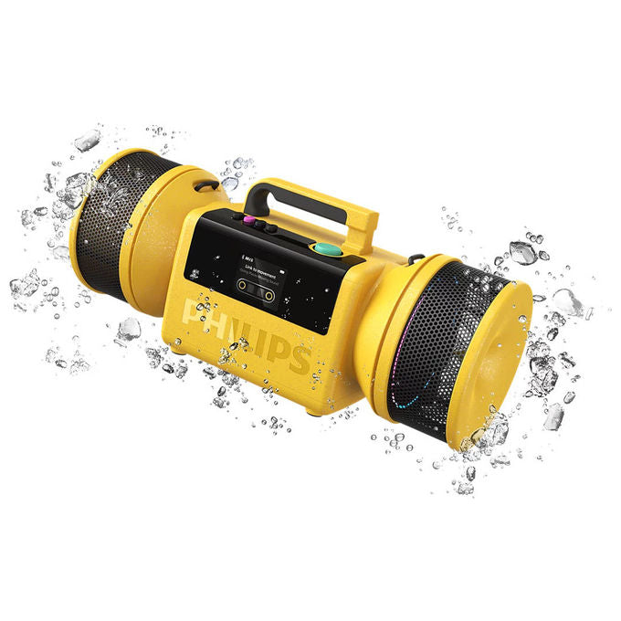 Philips TAMS80Y00 The Tube Altoparlante Portatile 280 W Batteria 24 Ore Bluetooth 6.0 USB-C IP67 colore Giallo