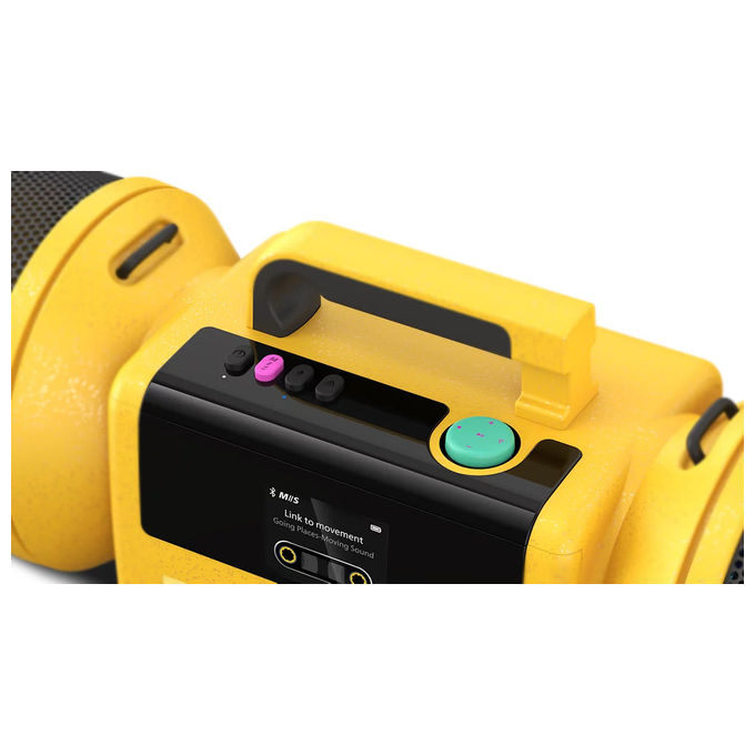 Philips TAMS80Y00 The Tube Altoparlante Portatile 280 W Batteria 24 Ore Bluetooth 6.0 USB-C IP67 colore Giallo