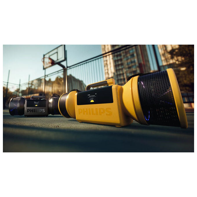 Philips TAMS80Y00 The Tube Altoparlante Portatile 280 W Batteria 24 Ore Bluetooth 6.0 USB-C IP67 colore Giallo