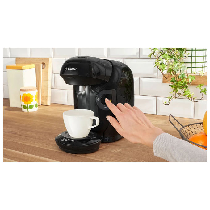Bosch TAS112E Macchina da caffe' Automatica a Capsule Capacita' Serbatoio 0,7 L Potenza 1400 W Preparazione Multi-bevanda colore Nero