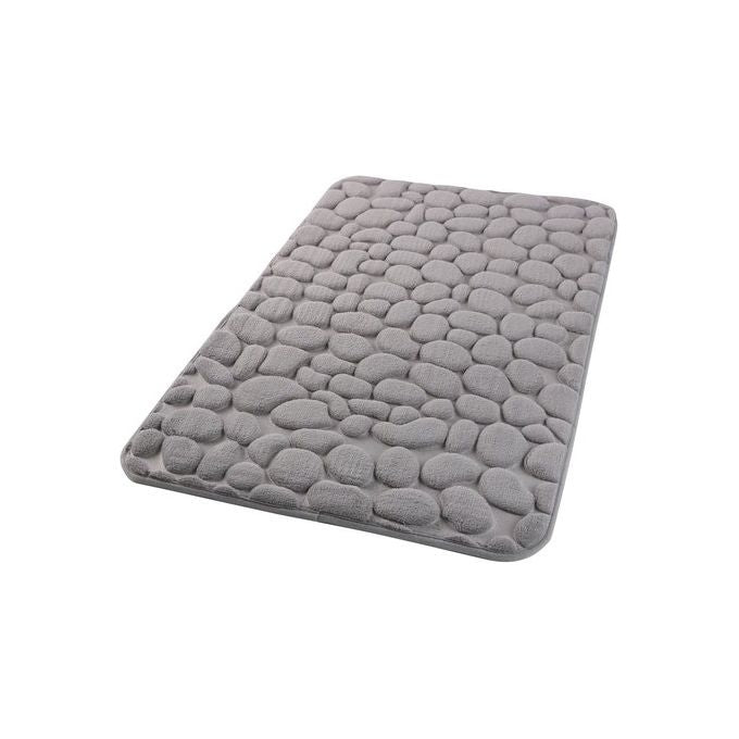 Idro Bric Tappeto Bagno Sassi in Memory Grigio