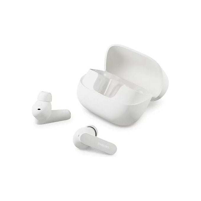 Philips TAT3000WT-00 Auricolari Bluetooth Cancellazione Rumore Attiva Fino a 48 Ore di Riproduzione colore Bianco
