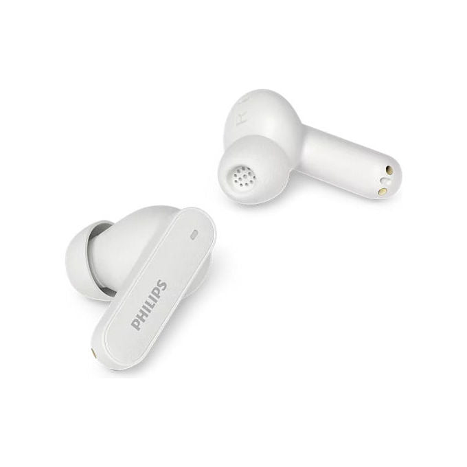 Philips TAT3000WT-00 Auricolari Bluetooth Cancellazione Rumore Attiva Fino a 48 Ore di Riproduzione colore Bianco