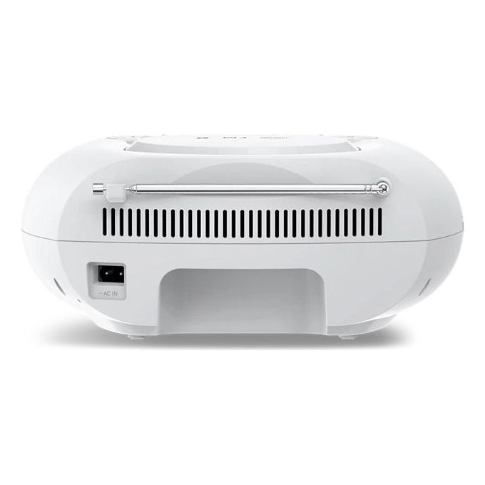 Philips TAZ2000S-10 lettore CD portatile con Bluetooth 6.0 riproduzione CD CD-R CD-RW altoparlanti incorporati 2 da 6,35 cm potenza 3 W colore Argento
