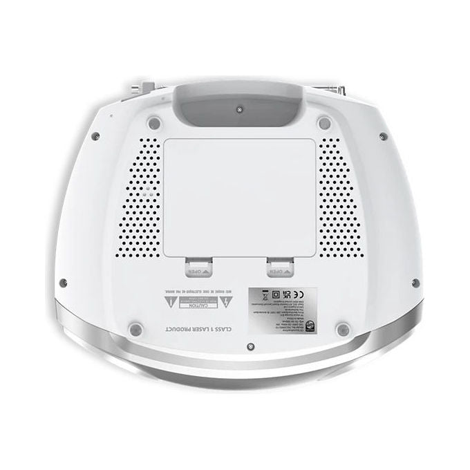 Philips TAZ2000S-10 lettore CD portatile con Bluetooth 6.0 riproduzione CD CD-R CD-RW altoparlanti incorporati 2 da 6,35 cm potenza 3 W colore Argento