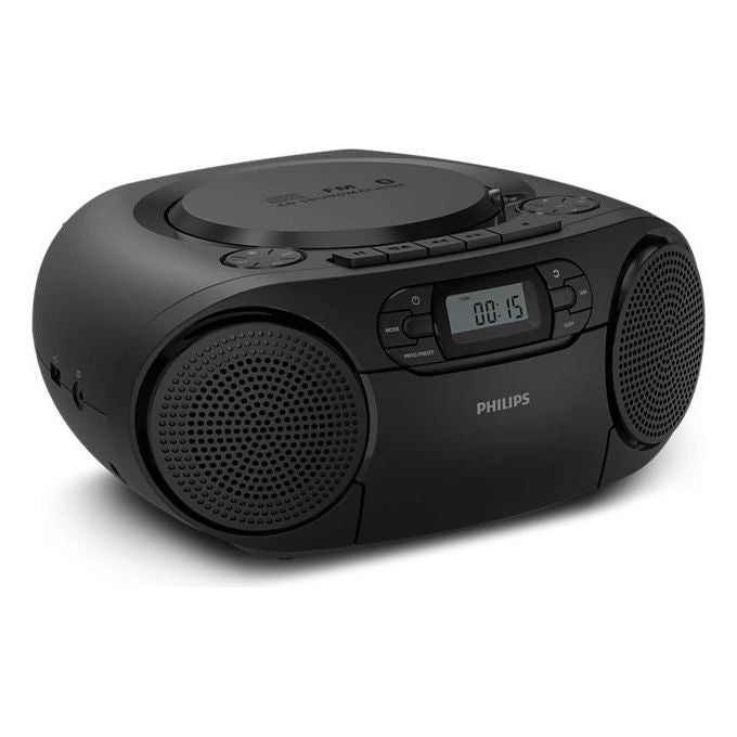 Philips TAZ2200-10 Lettore CD portatile Bluetooth 6.0 Radio DAB+ FM 3 W colore Nero