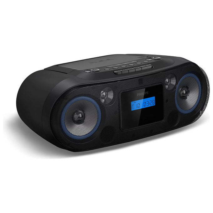 Philips TAZ7500-10 Lettore CD Portatile con Radio DAB+ FM Bluetooth USB 12 W colore Nero