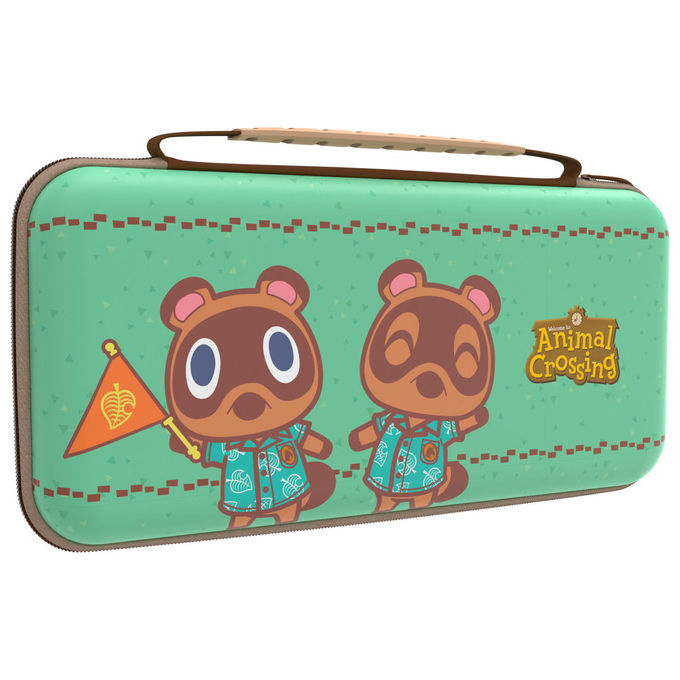 Turtle Beach TBA-8902-55 PlayTrek Custodia per Nintendo Switch 2 e Switch OLED con Design Animal Crossing Timmy Tommy colore Bianco