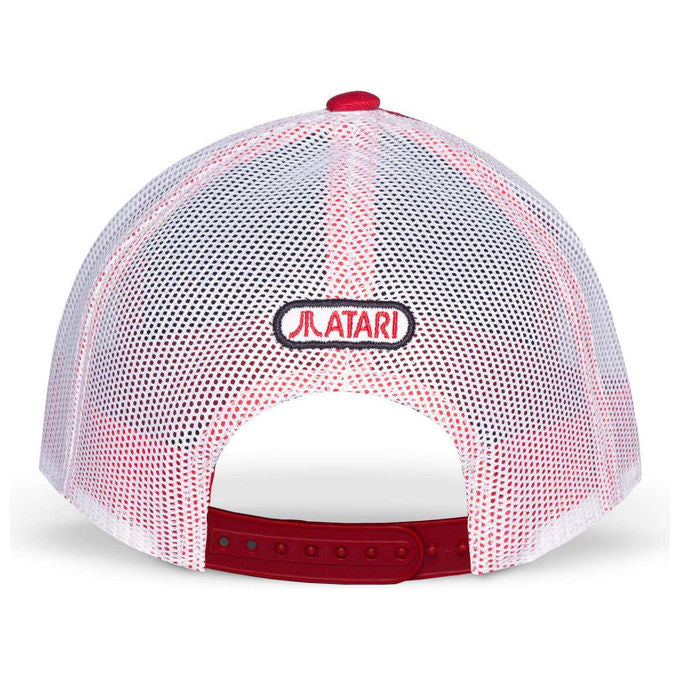 CLD TC267427ATA Atari Berretto trucker classico da uomo 50% cotone 50% poliestere colore Nero Rosso Bianco