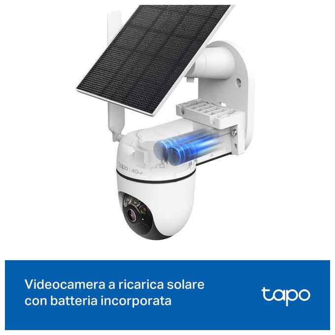 TP-Link TC90G KIT Kit telecamera smart 2K 4G LTE con pannello solare colore Bianco