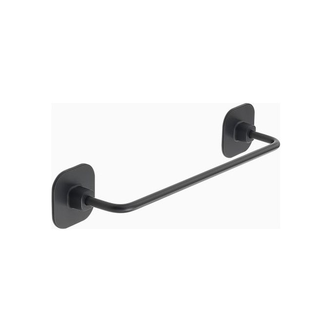 Gedy Teide Porta Asciugamani Bagno in Acciaio Inox e Cromall Finitura Nera