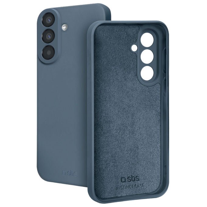 SBS custodia per Samsung Galaxy A37, cover backcover Instinct, TPU rigido, protezione graffi e urti, blu