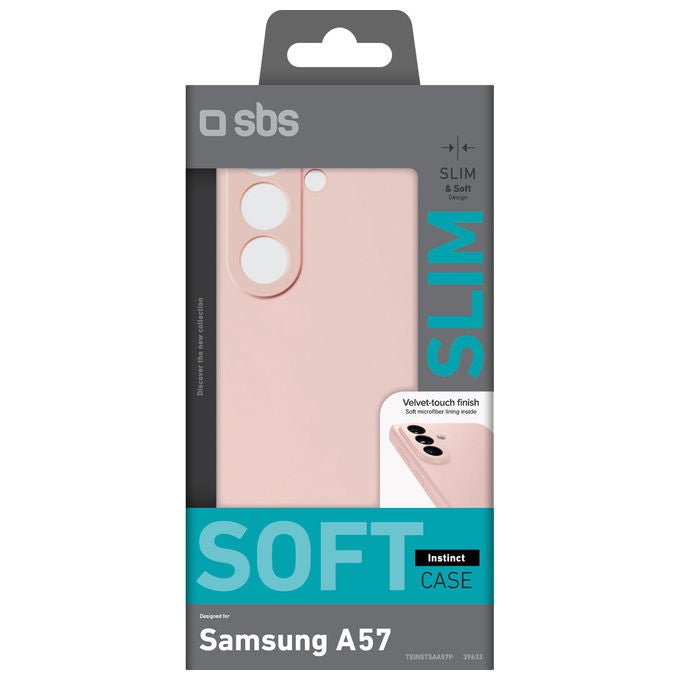 SBS custodia per Samsung Galaxy A57, Instinct cover, backcover TPU, protezione graffi e urti, viola