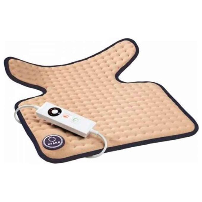 Moretti Termoforo Cervicale - Cuscino termico per collo e spalle, 42 × 38 cm, 5 temperature, spegnimento automatico, velcro regolabile, Grigio