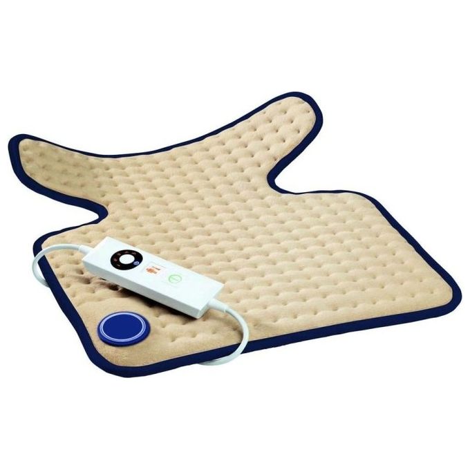 Borella - Termoforo Cervicale 5 Temperature 42×38 cm - Termoforo cervicale elettrico, 5 livelli di temperatura, spegnimento automatico, sistema di sicurezza, superficie in morbido tessuto sfoderabile e lavabile