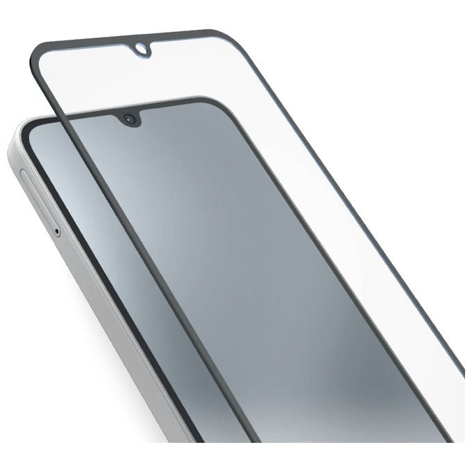 SBS TESCRFCSAA27 Glass Screen Protector Full Cover Protettore Schermo in Vetro Temperato per Samsung A27 con Bordo in Silicone Angoli Arrotondati Resistente a Graffi Impatti e Polvere colore Nero