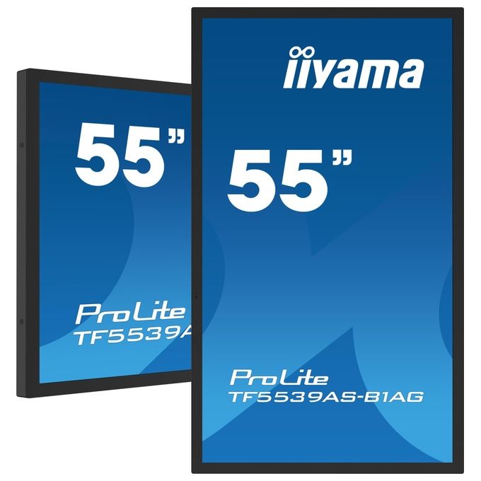 Iiyama TF5539AS-B1AG Display interattivo 55'' 4K UHD 500 cd-m² Touch PCAP colore Nero