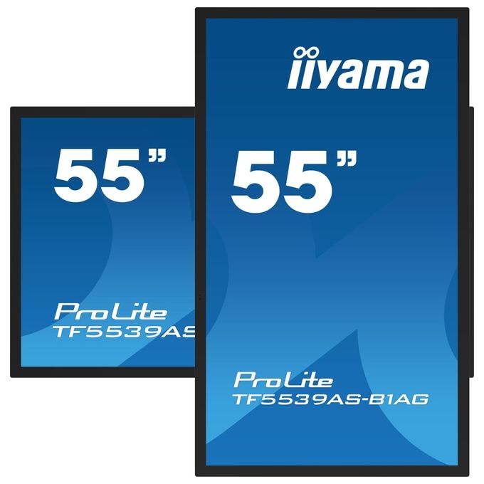 Iiyama TF5539AS-B1AG Display interattivo 55'' 4K UHD 500 cd-m² Touch PCAP colore Nero