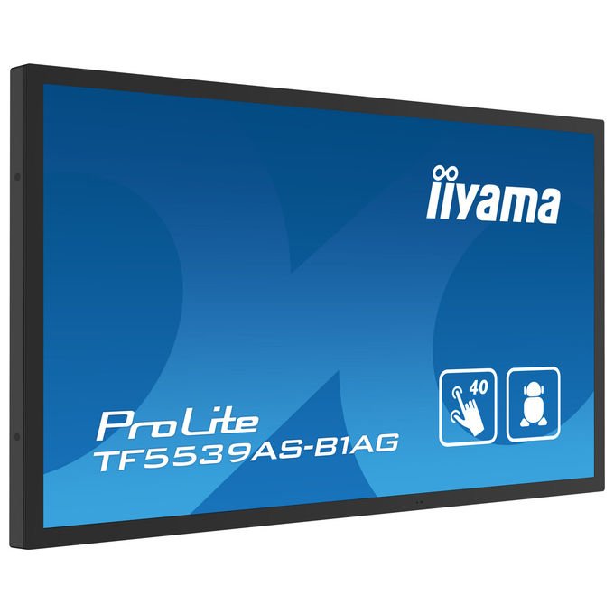Iiyama TF5539AS-B1AG Display interattivo 55'' 4K UHD 500 cd-m² Touch PCAP colore Nero