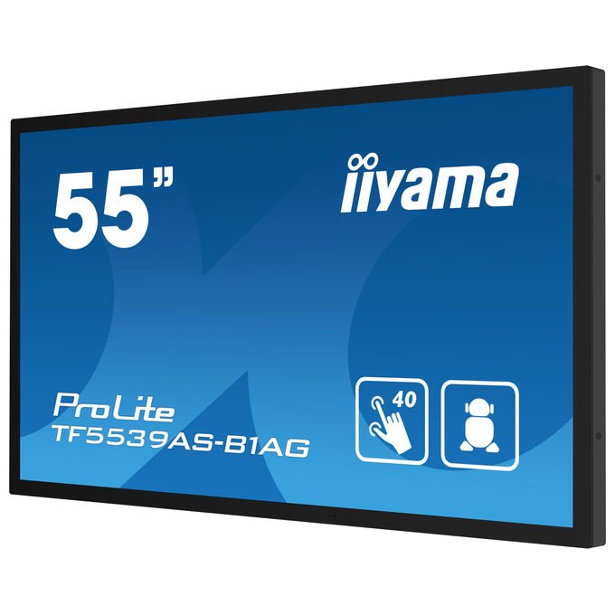 Iiyama TF5539AS-B1AG Display interattivo 55'' 4K UHD 500 cd-m² Touch PCAP colore Nero