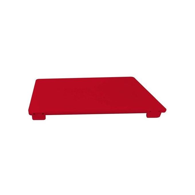 Bisetti Tagliere In Polietilene Rosso 40x30x2cm