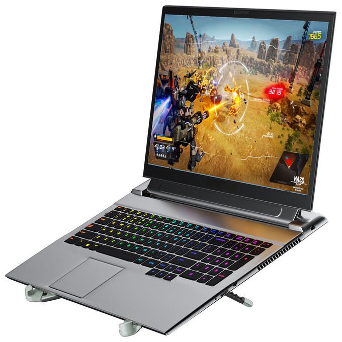 Conceptronic THANA11G Supporto per Computer Portatile 17.3'' Portata 5 Kg Altezza Regolabile Lega di Zinco colore Nero