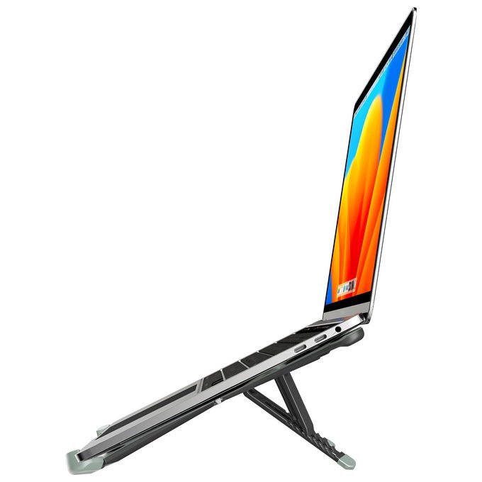 Conceptronic THANA11G Supporto per Computer Portatile 17.3'' Portata 5 Kg Altezza Regolabile Lega di Zinco colore Nero