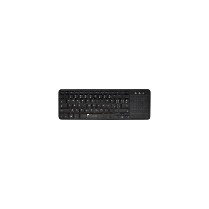 Techmade Tastiera Wireless Tm-bk268t con Touchpad Black