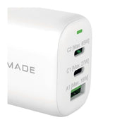 Neo Alimentatore Notebook 65W 2 Usb-C 1 Usb-A Bianco