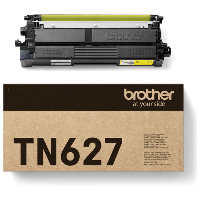 Brother TN-627Y Cartuccia Toner Originale Giallo 10000 Pagine per HL-L8570CDW MFC-L8970CDW colore Giallo