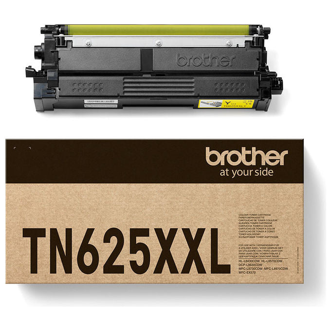 Brother TN625XXLY Toner Originale Giallo fino a 6500 pagine per stampanti HLL8430CDW HLL8570CDW DCPL8630CDW MFCL8730CDW MFCL8970CDW colore Giallo