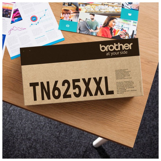 Brother TN625XXLY Toner Originale Giallo fino a 6500 pagine per stampanti HLL8430CDW HLL8570CDW DCPL8630CDW MFCL8730CDW MFCL8970CDW colore Giallo