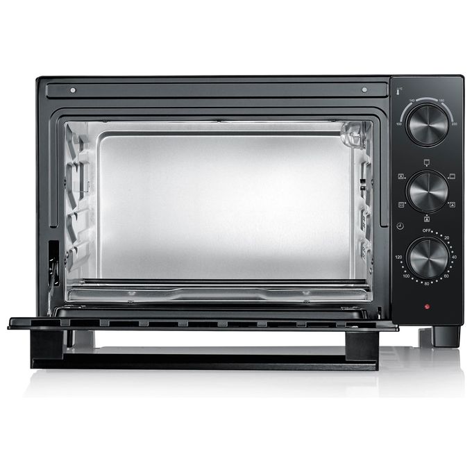 Severin TO 2075 Forno con Tostapane 30 L 1600 W Funzione Grill e Rotisserie (45.3x40x34.5 cm) colore Nero