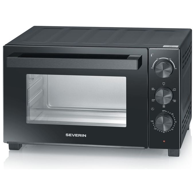 Severin TO 2075 Forno con Tostapane 30 L 1600 W Funzione Grill e Rotisserie (45.3x40x34.5 cm) colore Nero
