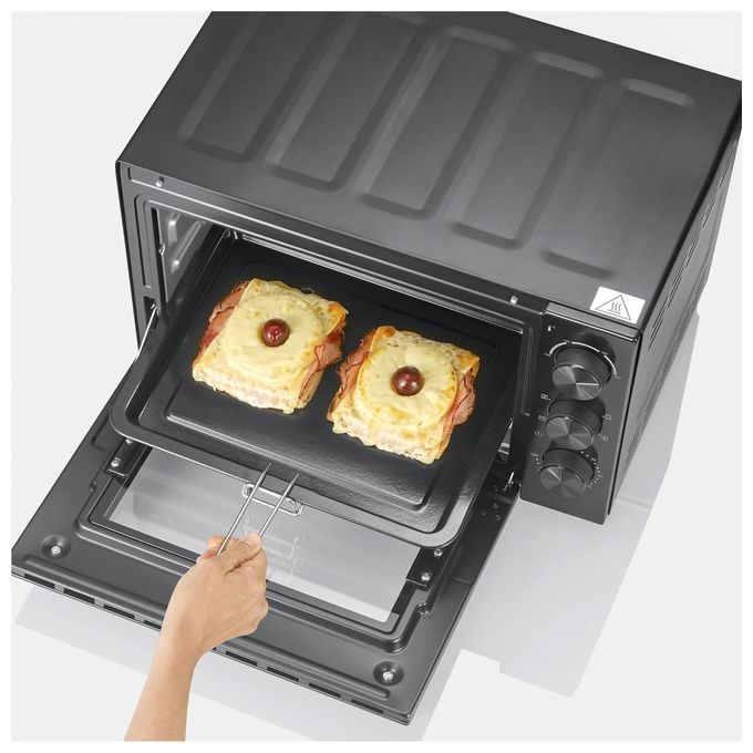 Severin TO 2075 Forno con Tostapane 30 L 1600 W Funzione Grill e Rotisserie (45.3x40x34.5 cm) colore Nero