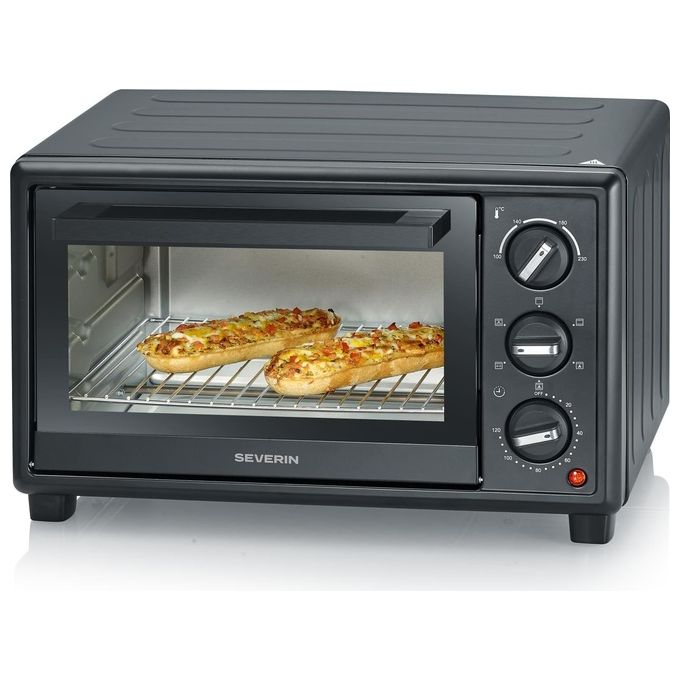 Severin TO 2079 Fornetto con Tostapane 20 L 1600 W (45.3x40x34.5 cm) colore Nero