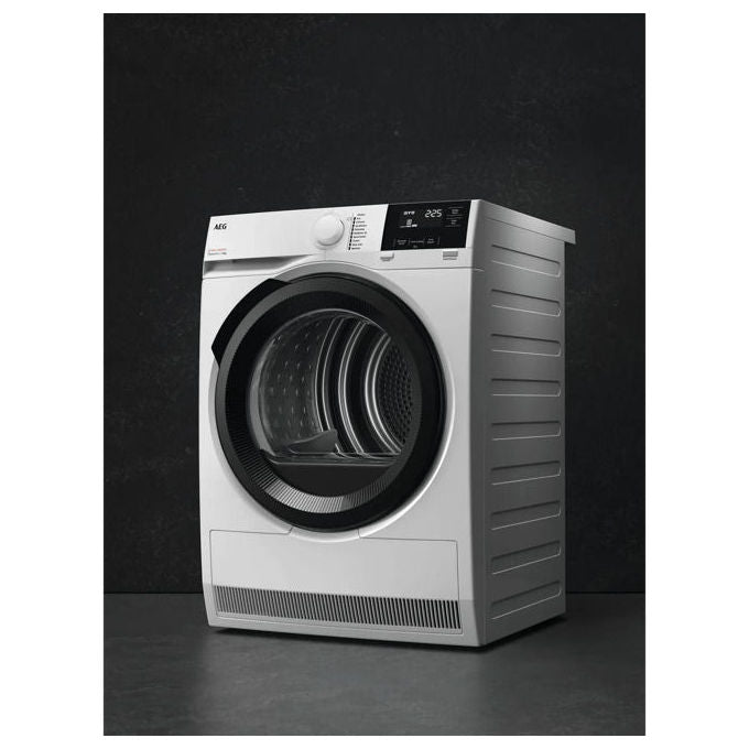 AEG TR7HG18C Serie 7000 Asciugatrice Pompa di Calore 8 Kg Tecnologia SensiDry MixDry PreciseDry Filtro EasyClean (68x59 6x85 cm) colore Bianco
