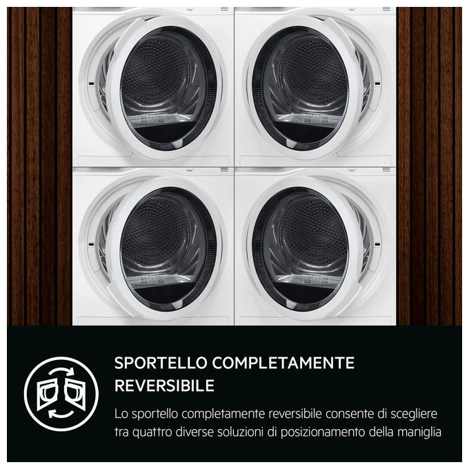 AEG TR7HG18C Serie 7000 Asciugatrice Pompa di Calore 8 Kg Tecnologia SensiDry MixDry PreciseDry Filtro EasyClean (68x59 6x85 cm) colore Bianco