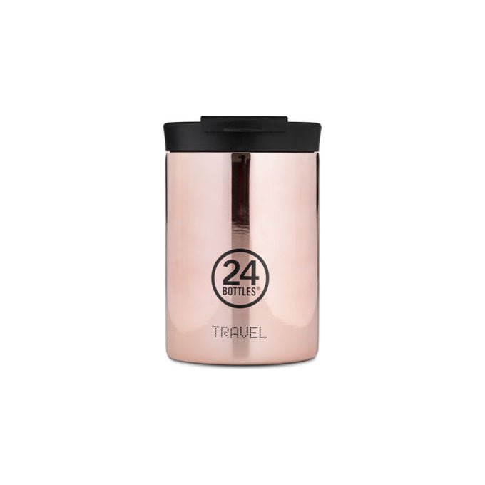 24Bottles TRAVEL TUMBLER 350ML ROSE GOLD Travel Tumbler 350 ml Acciaio inox Isolamento termico 6 h caldo 24 h freddo colore Rose Gold