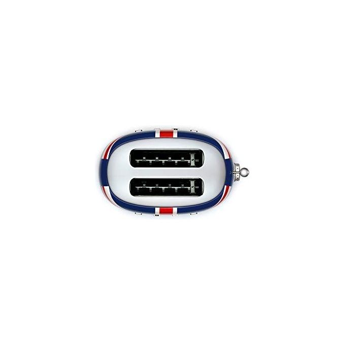 Smeg TSF01UJEU Estetica 50's Style Tostapane 2 Fette 6 Livelli di Doratura Union Jack