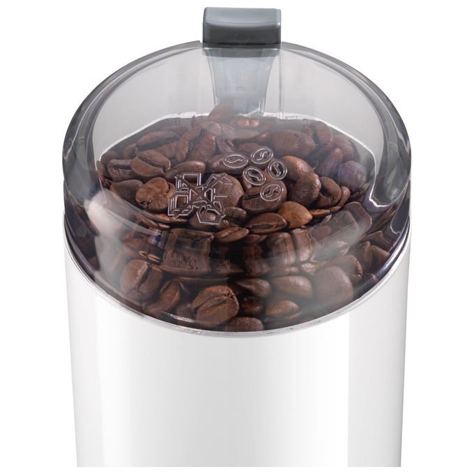 Bosch TSM6A011W Macinacaffe' elettrico 180W 75g lame acciaio inox uso domestico colore Bianco