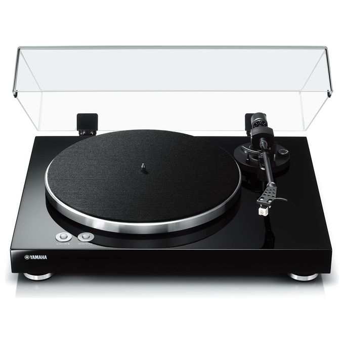 Yamaha TT-S303 Giradischi Tradizionale a Cinghia con Preamplificatore Incorporato Uscita Phono e di Linea Braccio Diritto 4.8 Kg colore Nero