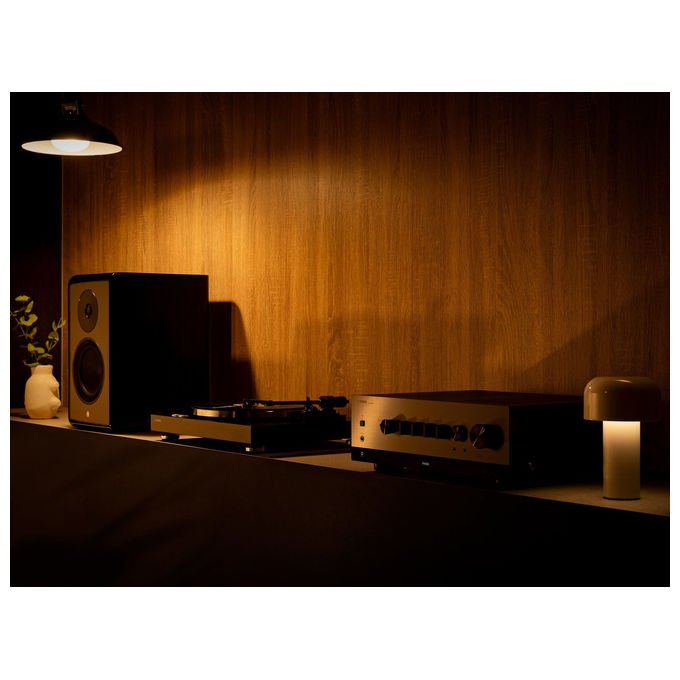 Yamaha TT-S303 Giradischi Tradizionale a Cinghia con Preamplificatore Incorporato Uscita Phono e di Linea Braccio Diritto 4.8 Kg colore Nero