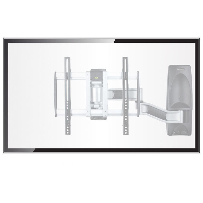 StarTech.com TV-WALL-MOUNT-65FS Supporto TV da Parete Articolato per Schermo 26-65'' fino a 45 Kg Compatibilita' VESA 200x100-400x400 Inclinazione Regolabile Rotazione +90--90° colore Nero