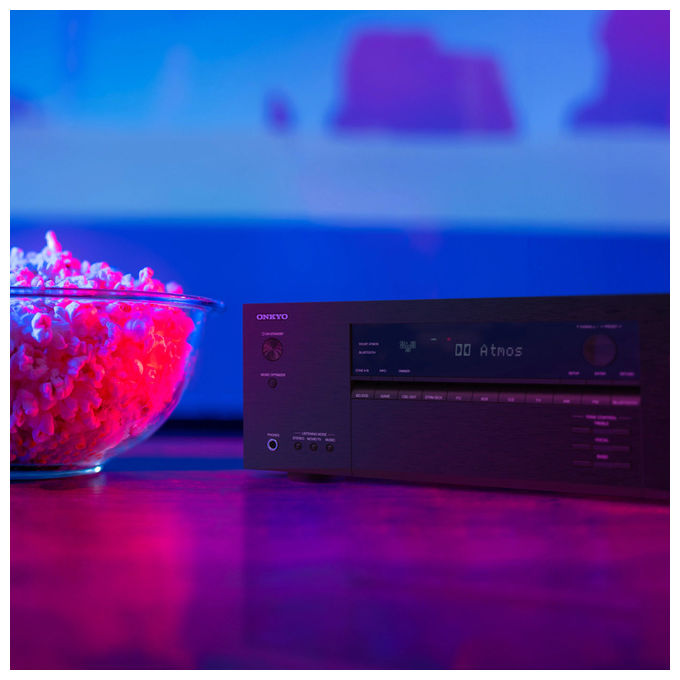 Onkyo TX-SR3100 Sintoamplificatore AV 5.2 canali 80 W Dolby Atmos DTS:X HDR10+ Dolby Vision colore Nero