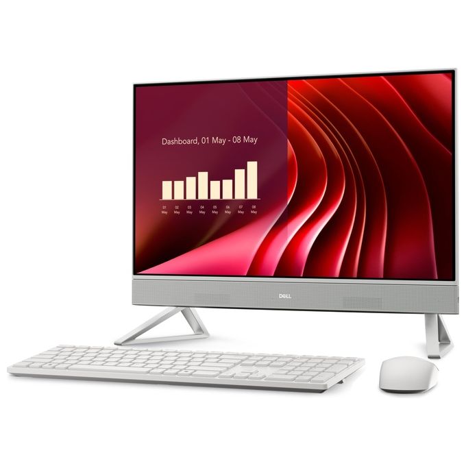 Dell TXX50 EC24250 PC All-in-One Intel Core 7 150U 16 GB DDR5 1 TB SSD 23,8'' Full HD Windows 11 Pro Wi-Fi 6E colore Bianco