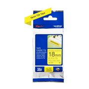 Brother Nastro 18mm Nera Bianco Ades Resis